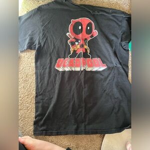 Black Deadpool shirt